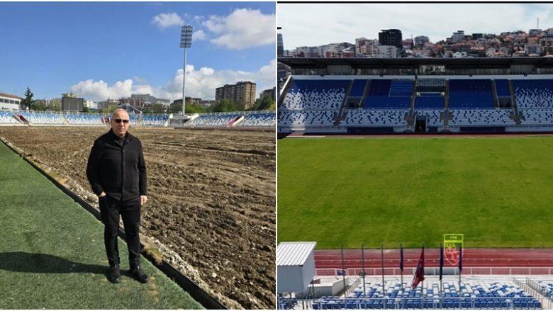 Ademi publikon pamjet nga fusha e stadiumit ‘Fadil Vokrri’: Nëse është nevoja do të punohet ditë e natë që gjithçka të përmbyllet në afat