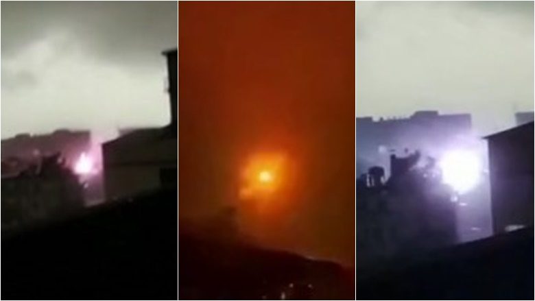 Momenti kur tornado e frikshme – që la pesë të vdekur – godet linjat elektrike në Guangdong të Kinës