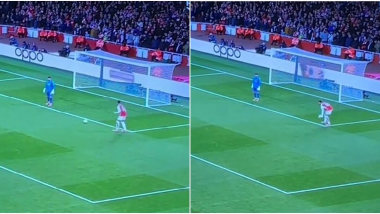 Gabimi skandaloz i gjyqtarit: Mbrojtësi i Arsenalit e kapi topin me dorë në zonë dhe nuk u akordua penallti