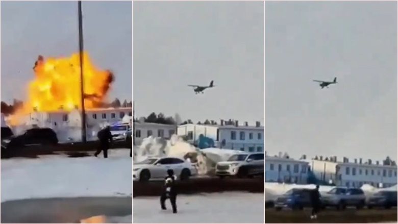 Sulm me dron “në thellësi të Rusisë”, raportohet për të plagosur – pamje që tregojnë momentin e shpërthimit