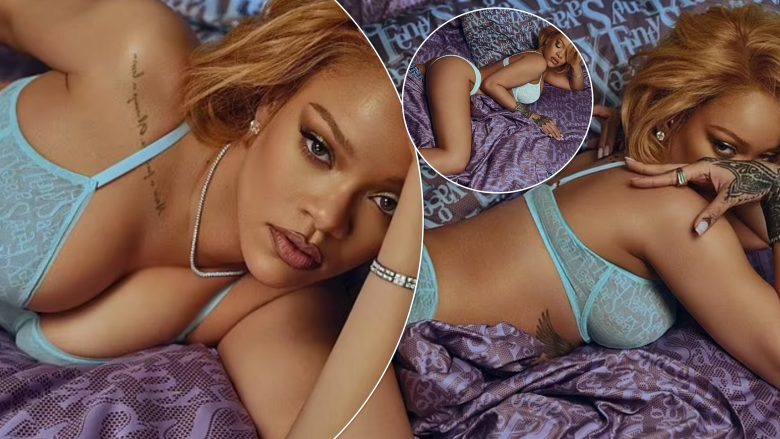 Rihanna shfaqet joshëse, teksa ndan koleksionin e ri të të brendshmeve “Savage”