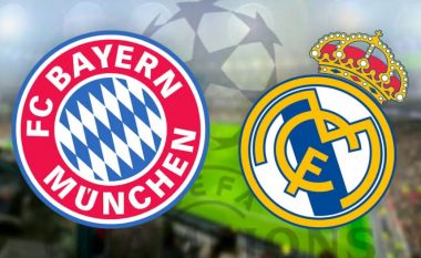 Formacionet zyrtare: Bayern Munich – Real Madrid: Gjithçka gati për klasiken e futbollit evropian