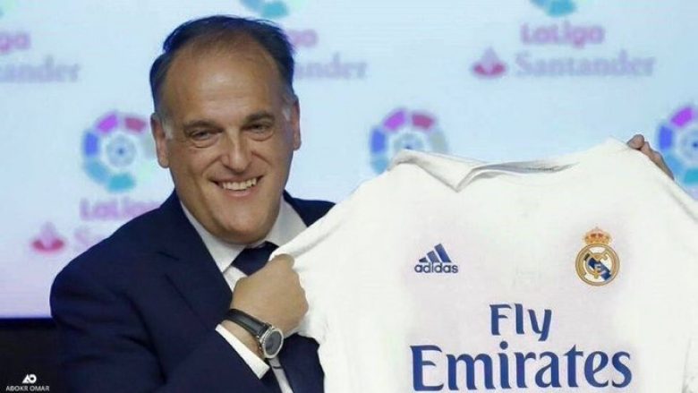 Dridhet futbolli spanjoll nga deklarata e presidentit Tebas: Jam tifoz i Real Madridit