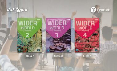 “Dukagjini” sjell tekste të reja shkollore për klasat 7, 8, 9 të serisë së librave “Wider World”