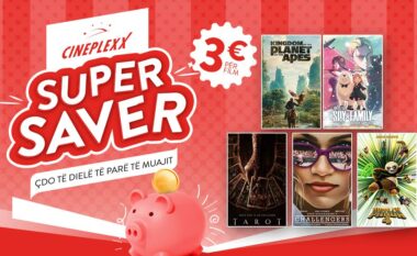 Super Saver sjell tek adhuruesit e filmave, 5 filma të përzgjedhur për vetëm 3€