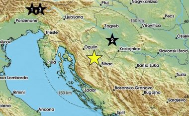 Një termet me fuqi prej 4.3 magnitudë godet Kroacinë