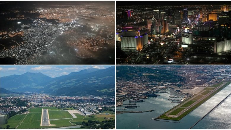 Pesëmbëdhjet pamjet më spektakolare gjatë aterrimeve në aeroportet botërore