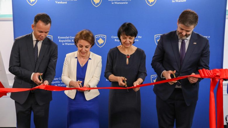 Përurohet Konsullata e Përgjithshme e Kosovës në Poloni, Gërvalla: Dëshmi e fuqizimit të marrëdhënieve bilaterale