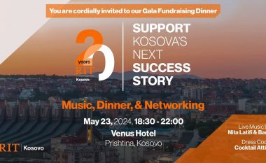 RIT Kosovo (A.U.K) organizon ngjarjen vjetore Gala Dinner – “Support Kosova’s Next Success Story”