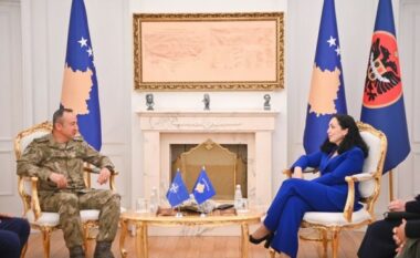 ​Osmani takon komandantin e KFOR-it, diskutojnë për sigurinë në Kosovë