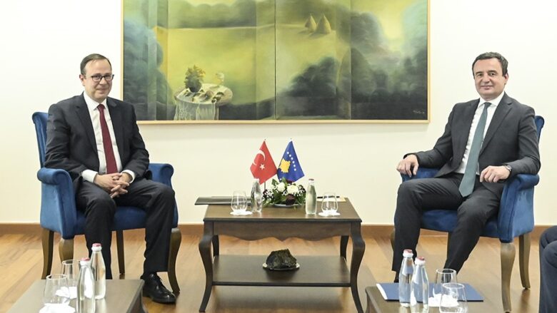 Kurti shpreh mirënjohje për mbështetjen e vazhdueshme të Turqisë për Kosovën
