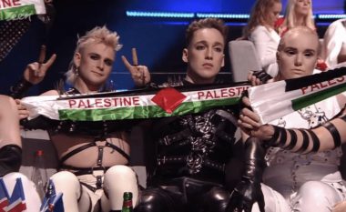 Si përfaqësuesit e Islandës në Eurovision 5 vjet më parë shfaqën flamurin e Palestinës dhe krijuan kaos në Izrael