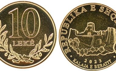 Banka e Shqipërisë pritet të hedhë në qarkullim monedhën 10 Lekë, rishtypje e vitit 2023