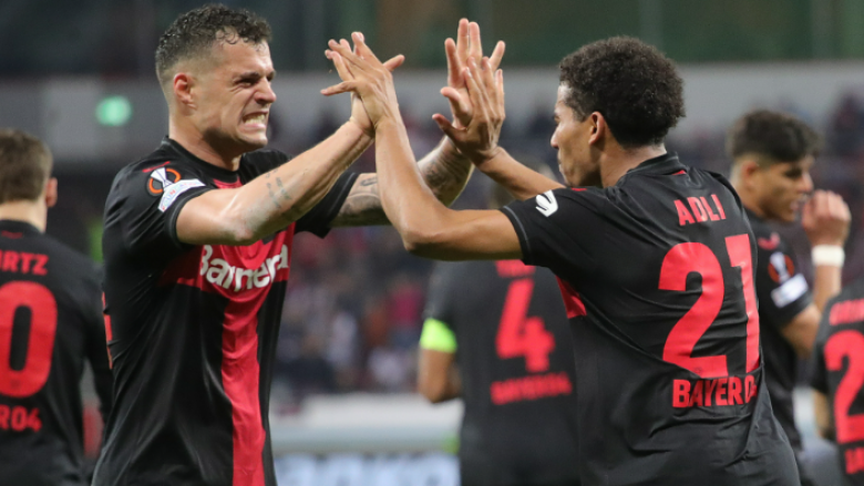Granit Xhaka, lojtar i ndeshjes Bayer Leverkusen 2-2 Roma: Statistikat e tij janë fantastike