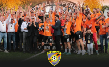 Ballkani pranon trofeun si kampion i Kosovës për sezonin 2023/24