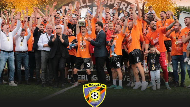 Ballkani pranon trofeun si kampion i Kosovës për sezonin 2023/24