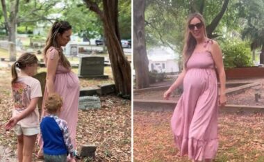 Gruaja shtatzënë kërkon në varreza emër për fëmijën e saj - shkakton debat në rrjetet sociale në SHBA