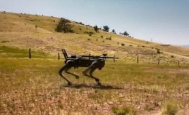 Qeni robot “terminator” me pushkë që “synon” inteligjencën artificiale po testohet nga marinsat amerikanë