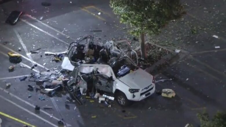 “Ishte si një tërmet”: Makina shpërthen pasi një burrë përpiqet të ndezë një cigare pranë bombolave të propanit në Los Anxhelos
