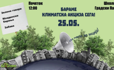Shkup, “Go Green” kërkon aksion klimatik