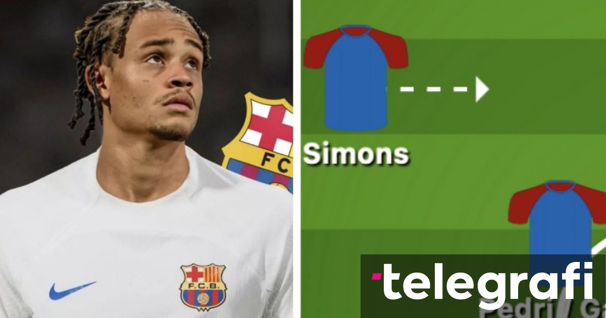 The three possible formations of Barcelona with Xavi Simons - Telegrafi ...