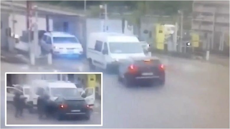 I bllokuan lëvizjen, pastaj filluan të shtënat – momenti i sulmit ndaj një autokolone të burgut në Francë ku u vranë dy zyrtarë dhe u arratis një i burgosur