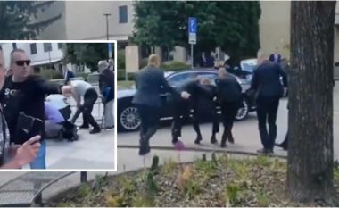 Atentati ndaj kryeministrit sllovak – momenti kur ai i plagosur futet në makinë dhe i arrestimit të të dyshuarit