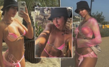 Ana Kabashi mahnit me linjat trupore në fotografitë me bikini