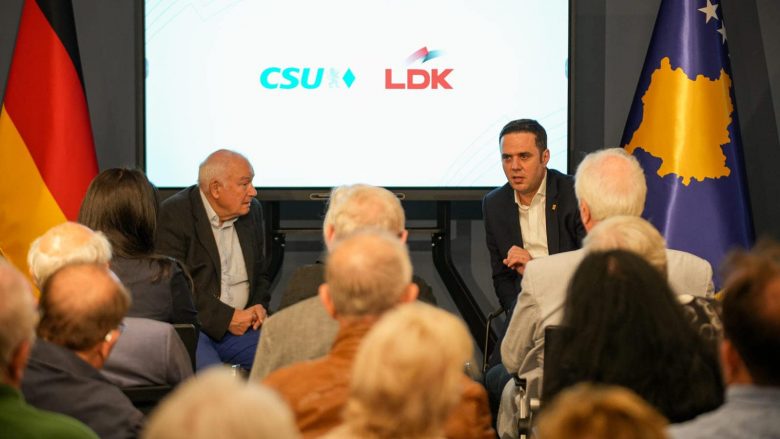 Abdixhiku thotë se LDK ndan vlera dhe bindje të njëjta politike me CSU-në gjermane