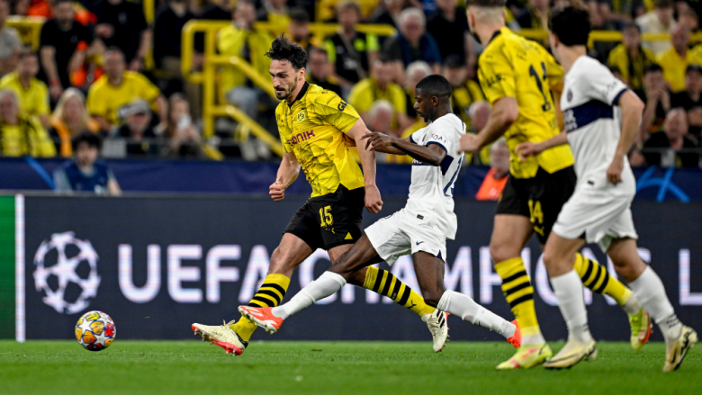 “Muri i verdhë” qëndron stoik përballë yjeve të PSG-së, Dortmundi fiton “luftën” e parë me super lojë
