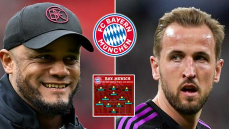 Si mund të luajë Bayernin nën urdhrat e Kompanys dhe me katër transferime