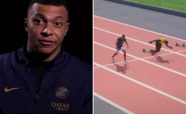 Kylian Mbappe pranon garën 100 metra me Usain Bolt pasi simulimi tregon se çfarë mund të ndodhë