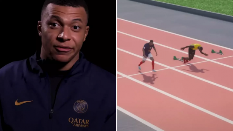 Kylian Mbappe pranon garën 100 metra me Usain Bolt pasi simulimi tregon se çfarë mund të ndodhë