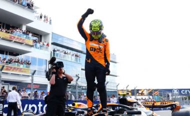Norris rrëzon nga froni Verstappen, McLaren rikthehet te triumfi që mungonte nga viti 2021