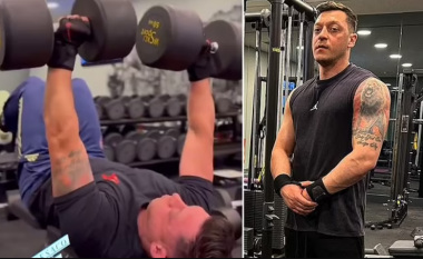 Çmenduria e Ozil: Ngritë 50 kilogramë me një dorë dhe 50 me tjetrën - "bishë" në transformim trupor