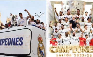 Mësohet dita se kur Real Madridi do të festojë titullin e kampionit në rrugët e Madridit 