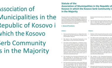 Çfarë përmban draft-statuti i FES-it të cilin Kosova e mori për bazë për Asociacionin?