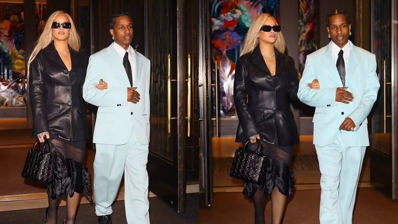 Rihanna dhe ASAP Rocky shfaqen plot stil në diplomimin e vëllait të saj në New York