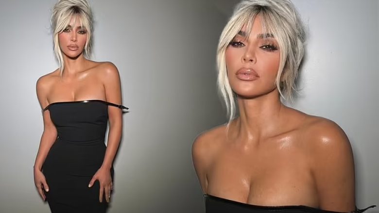 E inspiruar nga Pamela Anderson, Kim Kardashian duket më se atraktive dhe tërheqëse me volumin e flokëve të mbledhura