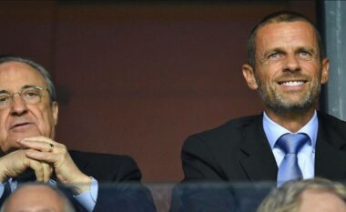 “Racist dhe idiot”, zbulohen fjalët e presidentit të UEFA-s për Florentino Perezin