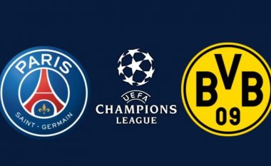 Formacionet zyrtare, PSG – Dortmund: Parisienët kërkojnë rikthimin, Dortmundi synon mrekullinë