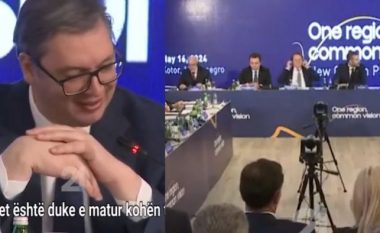 Moment i veçantë nga samiti rajonal në Mal të Zi, Rama i mat kohën Vuçiqit gjatë fjalimit: Gjithmonë flet më shumë se të tjerët
