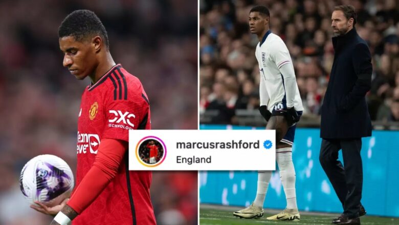 Marcus Rashford thyen heshtjen me një koment befasues pasi u la jashtë listës për Euro 2024