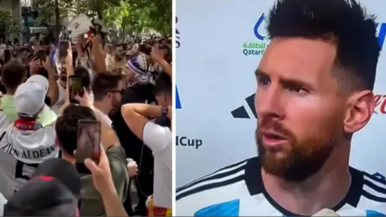 Në vend se të këndojnë për ekipin e tyre, tifozët e Real Madridit shajnë Leo Messin