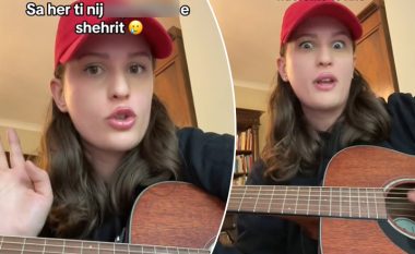Videot ironizuese të Rina Krasniqit me këngët dhe tekstet e estradës bëhen virale në rrjetet sociale