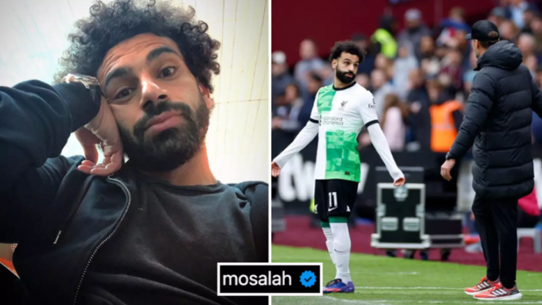 Mohamed Salah thyen heshtjen në rrjetet sociale pas përplasjes që kishte me Jurgen Klopp