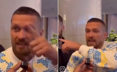 Reagimi i furishëm i Oleksandr Usyk pasi babai i Tyson Furyt goditi me kokë shokun e tij të skuadrës