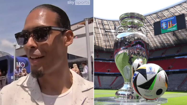 Virgil van Dijk befasohet kur i thuhet se kush janë favoritët për Euro 2024