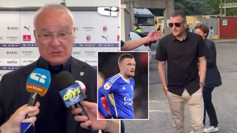 Jamie Vardy gjendet në Itali, Ranieri nuk e mohon se mund ta marrë te klubi italian