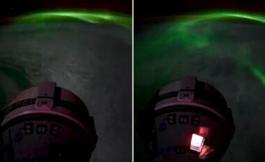 Videoja mbresëlënëse e filmuar nga astronauti i NASA-s tregon një aurorë të gjelbër nga 250 milje mbi Tokë